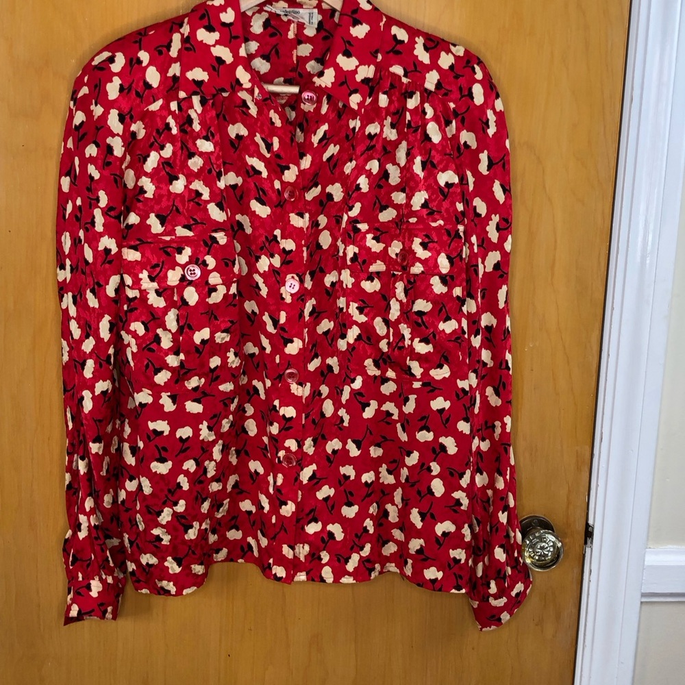 Valentino floral printed blouse